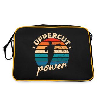 Boxen Martial Arts Boxing Box Club Boxer - Retro Tasche - Schwarz/Gold - Hinten