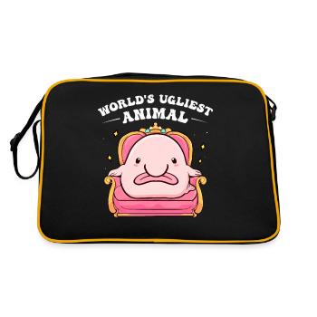 Drôle de poisson blob - Sac Retro - noir/or - Dos