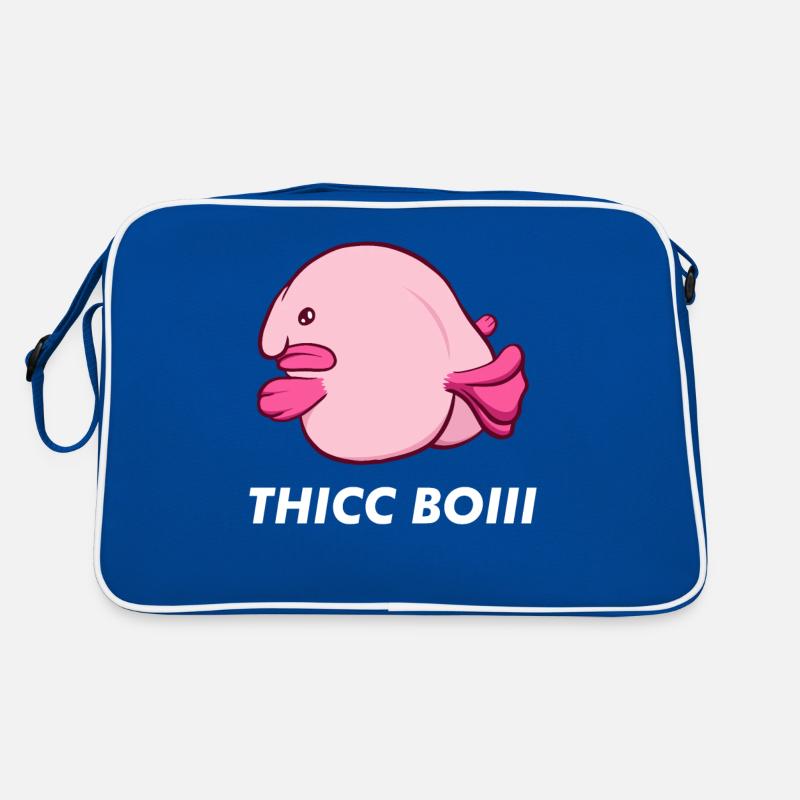 Kawaii Blob Fish Retro Bag