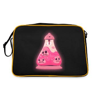 Kawaii Blobfish Lava Lamp - Retro Bag - black/gold - Back