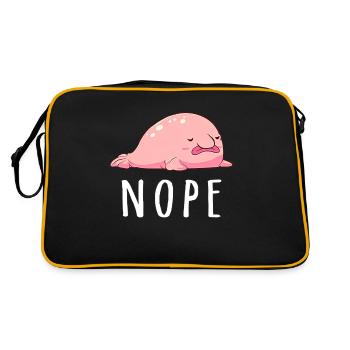 Drôle de poisson blob - Sac Retro - noir/or - Dos