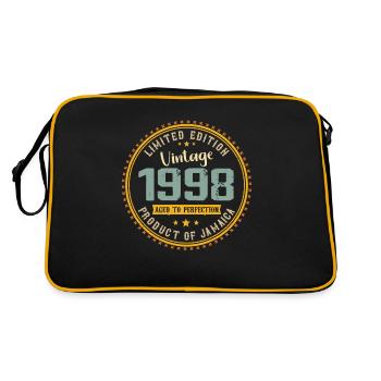 Vintage 1998 Cadeau D’anniversaire 1998 - Sac Retro - noir/or - Dos