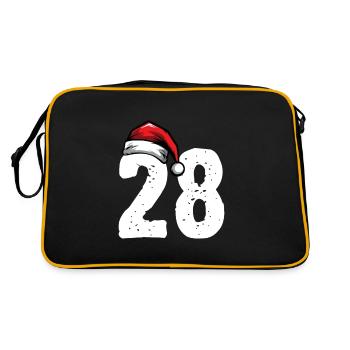 28 Numéro Noël - Sac Retro - noir/or - Dos