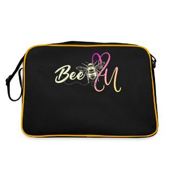 Soyez vous-même ! Confiance en soi, pensée positive, motivation - Sac Retro - noir/or - Dos