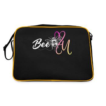Soyez vous-même ! Confiance en soi, pensée positive, motivation - Sac Retro - noir/or - Dos