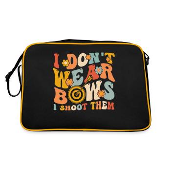Groovy Tir à l’arc Fille - Sac Retro - noir/or - Dos