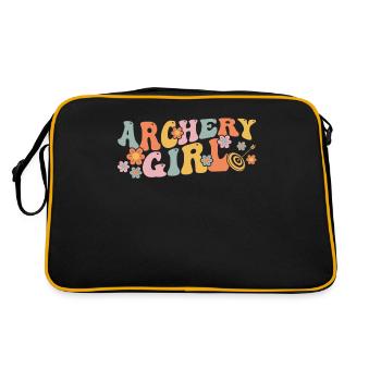 Groovy Archer - Retro Bag - black/gold - Back
