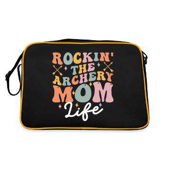 Groovy Archer - Retro Bag - black/gold - Back
