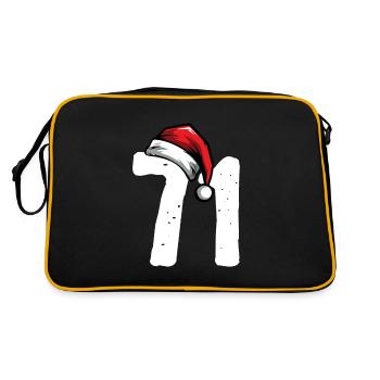 71 Number Christmas - Retro Bag - black/gold - Back