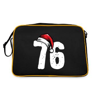 76 Number Christmas - Retro Bag - black/gold - Back
