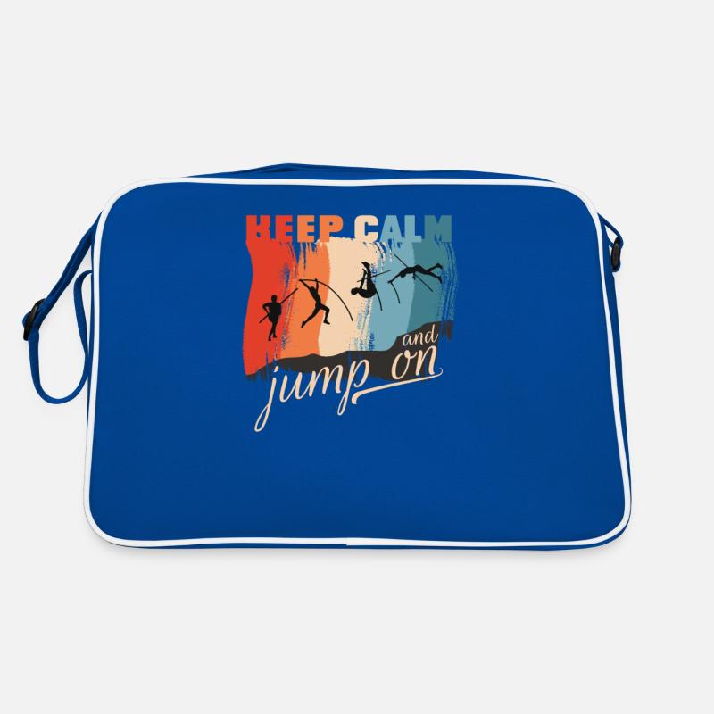 Pole Vaulter Track and Field Athletes Athlete Pole Retro Bag