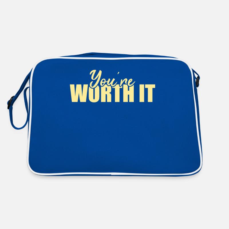Be you! Self-confidence, positive thinking, motivation Retro Bag