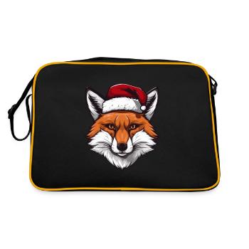 Tête de renard Noël Noël - Sac Retro - noir/or - Dos