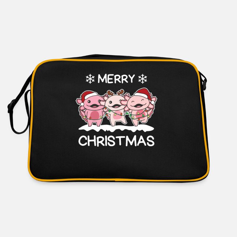 Joyeux Noël Axolotl Réveillon de Noël Axolotls Sac Retro