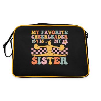 Groovy Cheerleading - Retro Bag - black/gold - Back