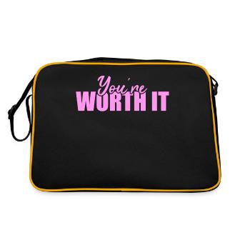 Soyez vous-même ! Confiance en soi, pensée positive Motivation - Sac Retro - noir/or - Dos