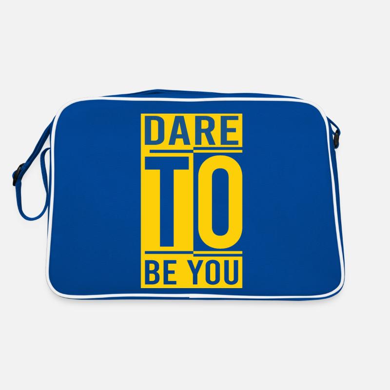 Be you! Self-confidence, positive thinking, motivation Retro Bag