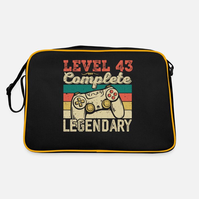 Level 43 Complete, 43 Birthday Gift Retro Bag