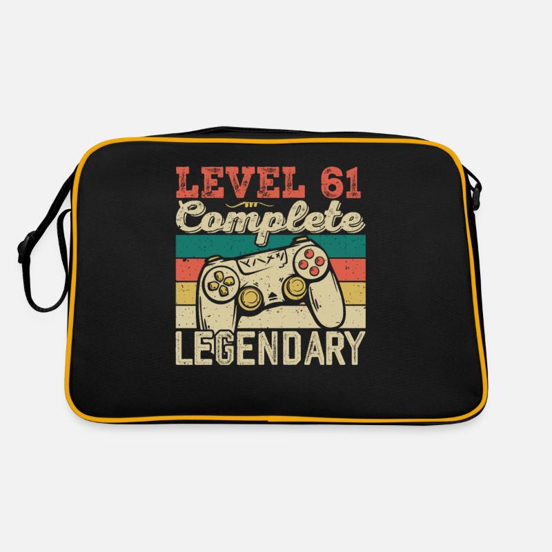 Niveau 61 Complete, Cadeau D'anniversaire 61 Ans Sac Retro