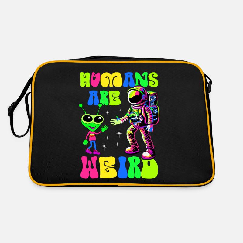 Alien, UFO, UAP, Space, Weltraum Flugobjekt Retro Tasche