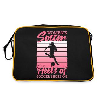 Women's Soccer, Women's Soccer, Women's Soccer - Retro Bag - black/gold - Back
