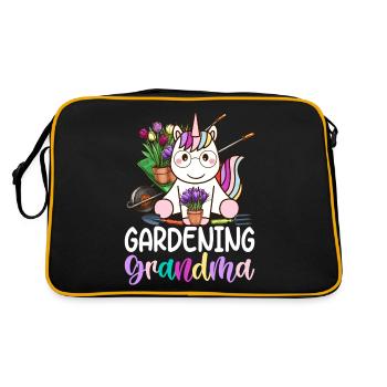 Jardinière Amoureuse Des Plantes - Sac Retro - noir/or - Dos