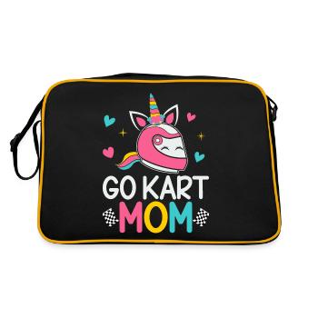 Go Kart Racing Femme Go Kart Racer - Sac Retro - noir/or - Dos