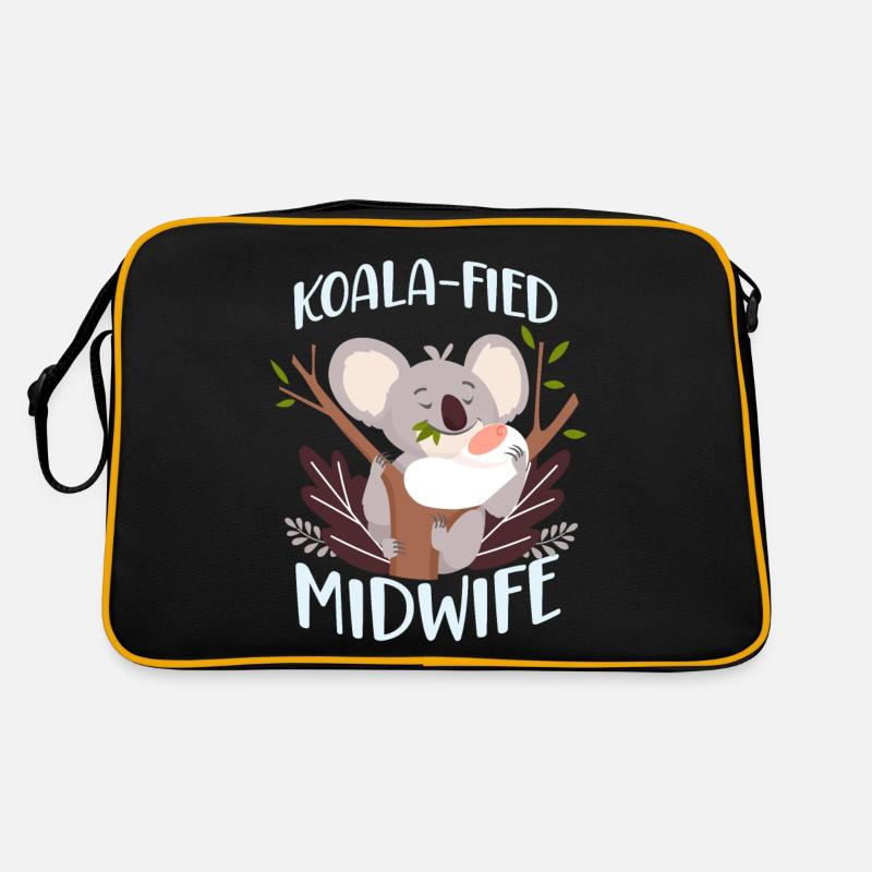 Nurse Midwife Birth Worker Koala Retro Bag