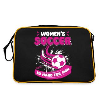 Women's Soccer, Women's Soccer, Women's Soccer - Retro Bag - black/gold - Back