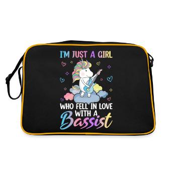 Guitarist - Retro Bag - black/gold - Back
