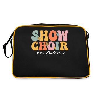 Groovy Singer Singing Chorister - Retro Tasche - Schwarz/Gold - Hinten