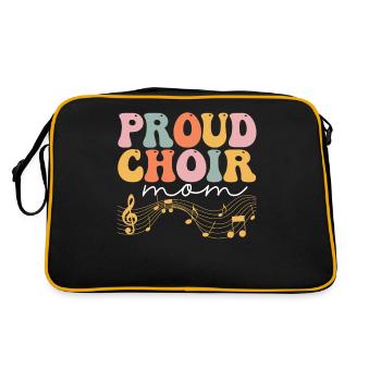 Groovy Singer Singing Chorister - Retro Tasche - Schwarz/Gold - Hinten