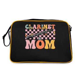 Groovy Clarinetist - Retro Bag - black/gold - Back