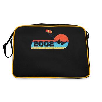 Kitesurf Anniversaire né en 2002 - Sac Retro - noir/or - Dos