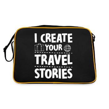 Je crée vos récits de voyage Agence de voyages - Sac Retro - noir/or - Dos