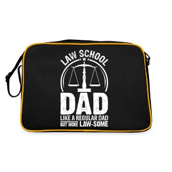 Drôle d’étudiant en droit - Sac Retro - noir/or - Dos