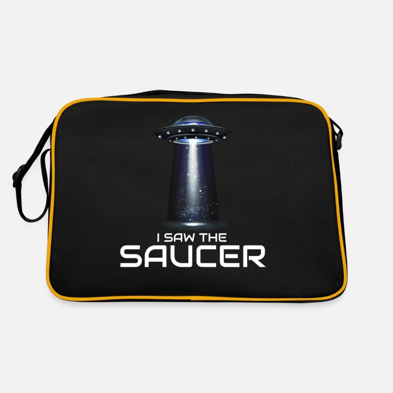 Alien, UFO, UAP, Space, Weltraum Flugobjekt Retro Tasche