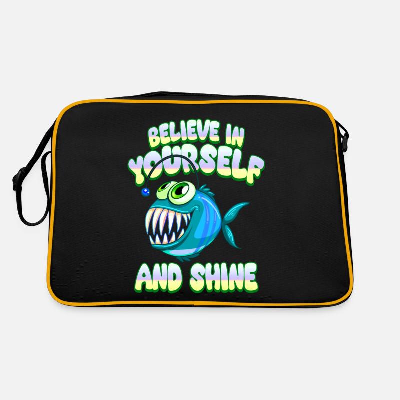 Soyez vous-même ! Confiance en soi, pensée positive, motivation Sac Retro