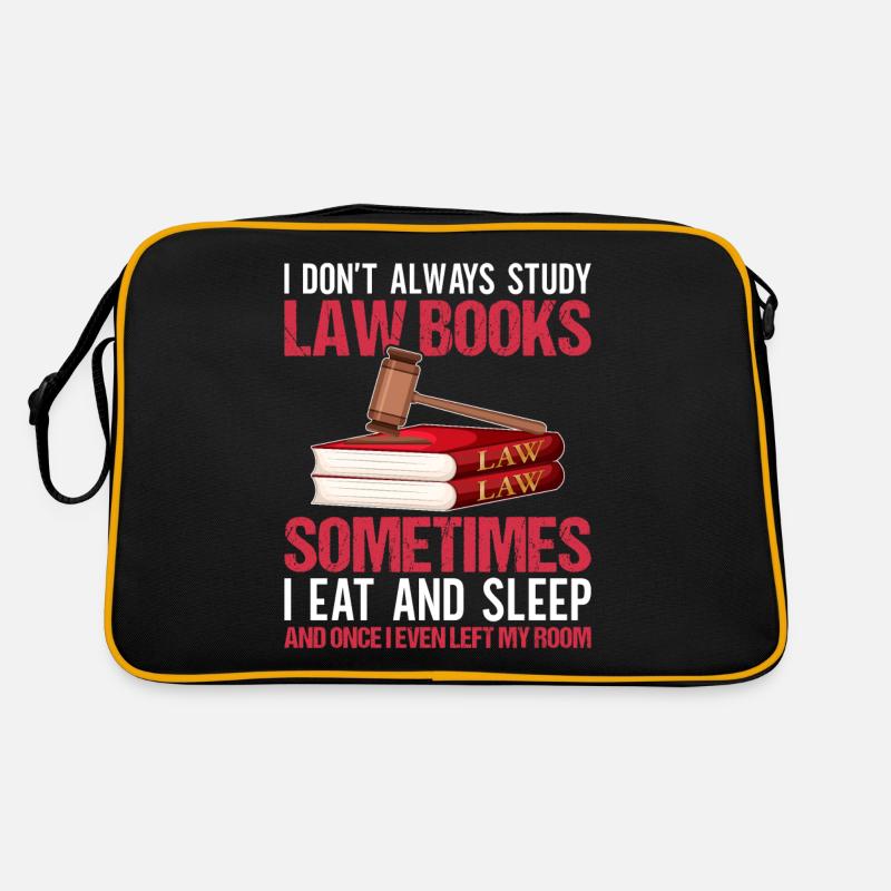 Funny law student law school Retro Bag
