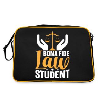 Etudes de droit Futur avocat - Sac Retro - noir/or - Dos