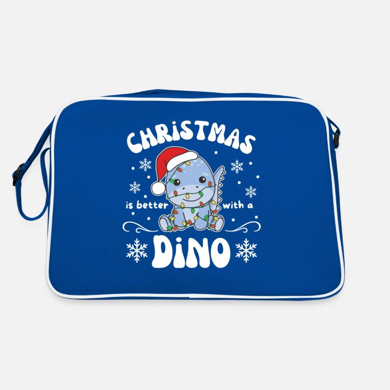 Christmas is better with a dino Retro Bag