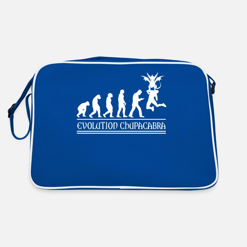 Kryptozoologen Chupacabra-Kreaturen Evolution Retro Tasche