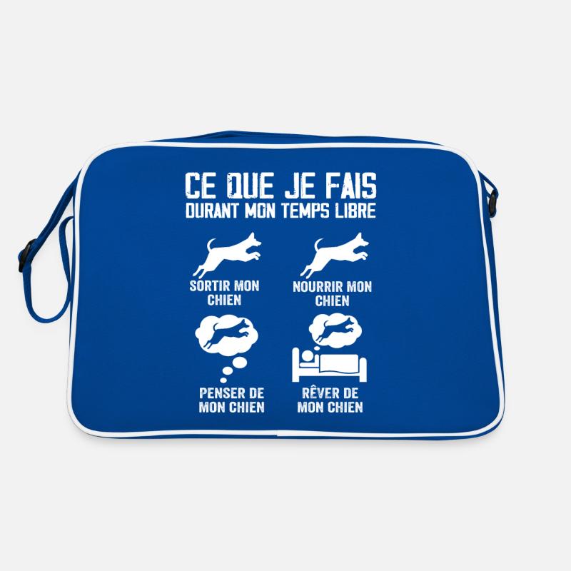 Ce que je fais durant mon temps libre Chien Sac Retro