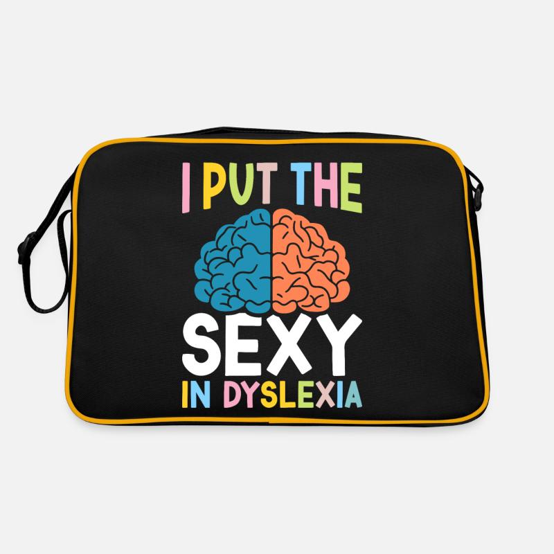Drôle de conscience de la dyslexie Dyslexique Sac Retro