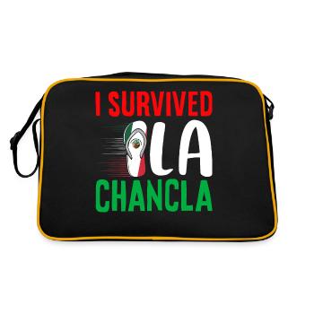 Hispanique Latino-Américain Mexicain - Sac Retro - noir/or - Dos