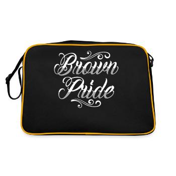 Hispanique Latino-Américain Chicano Mexicain - Sac Retro - noir/or - Dos