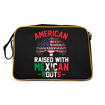 Hispanique Latino - Sac Retro - noir/or - Dos