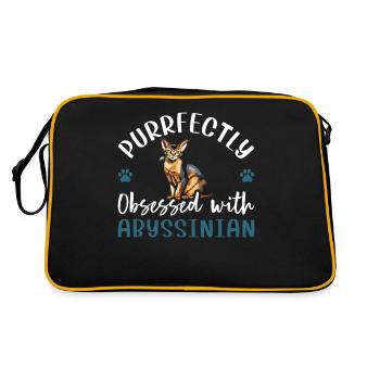 Obsédé par l’abyssin - Sac Retro - noir/or - Dos