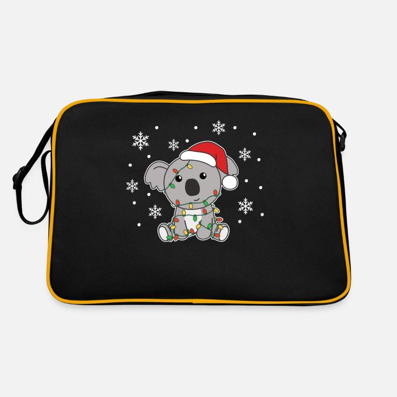 Koala Noël Hiver Animaux Koalas Sac Retro