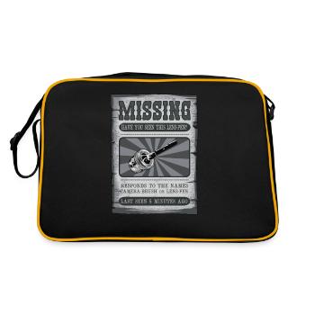 Photographie, Appareil photo, Photographes, Photographe de nature - Sac Retro - noir/or - Dos